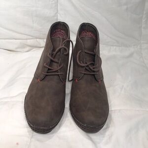 Dr. Scholls Leather Bethany Wedged Shoe 9-M